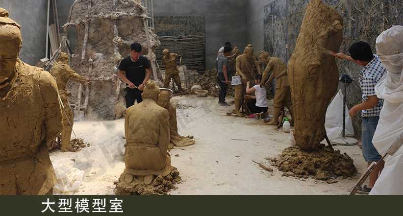 铜雕塑模型室，铜雕塑模型